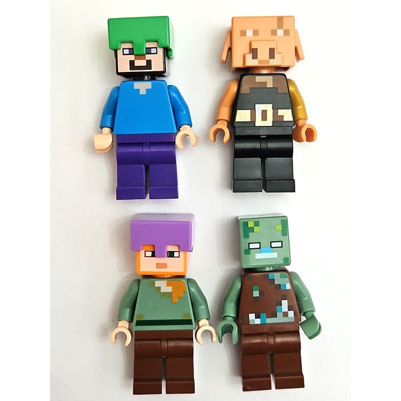 Lego Minecraft Minifigure Play Pack - 5 Fun Figures w/ Accessories - Picture 4 of 5
